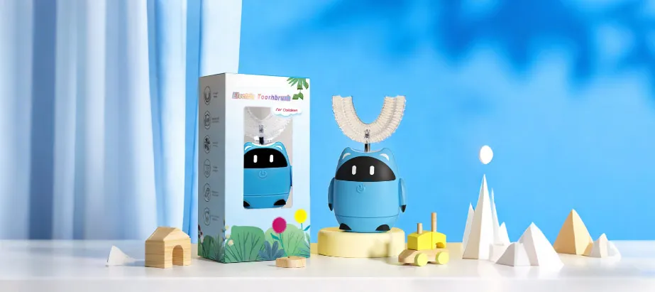 Kids Using Toothbrush