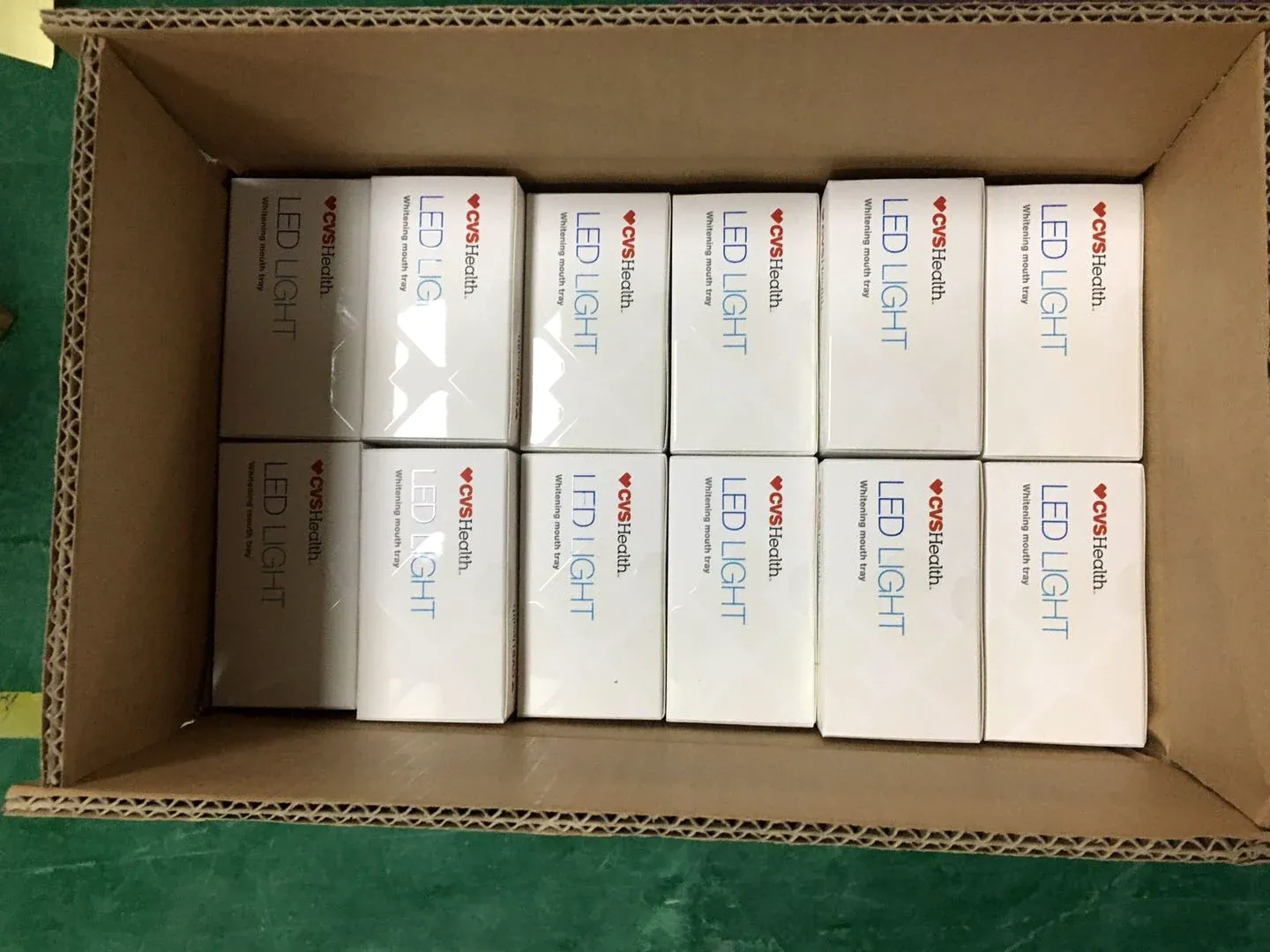 Private label LED teeth whitening kits packed for delivery